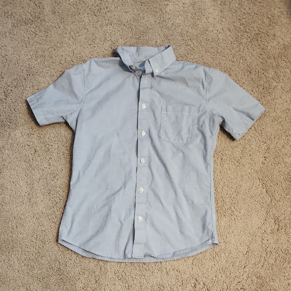 Goodfellow & Co Sky Blue Casual Button-Down Shirt